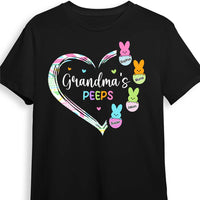 Personalized Gift for Grandma's Peeps Heart Bunny Shirt - Hoodie - Sweatshirt 23870 thumb 1