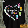 Personalized Gift for Grandma's Peeps Heart Bunny Shirt - Hoodie - Sweatshirt 23870 1