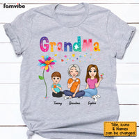 Personalized Gift for Grandma With Grandkids Shirt - Hoodie - Sweatshirt 23878 thumb 1