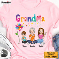 Personalized Gift for Grandma With Grandkids Shirt - Hoodie - Sweatshirt 23878 thumb 1