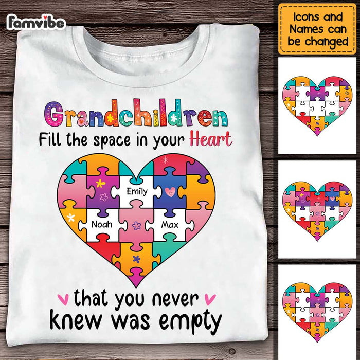 Personalized Grandma Grandchildren Fill My Heart Shirt - Hoodie - Sweatshirt 23879 1