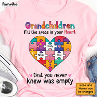 Personalized Grandma Grandchildren Fill My Heart Shirt - Hoodie - Sweatshirt 23879 thumb 1