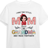 Personalized I Have Two Tittle Mom & Grandma Shirt - Hoodie - Sweatshirt 23885 thumb 1