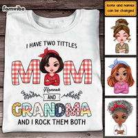 Personalized I Have Two Tittle Mom & Grandma Shirt - Hoodie - Sweatshirt 23885 thumb 1