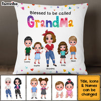 Personalized Blessed To Be Called Grandma Pillow 23888 thumb 1
