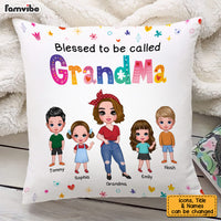Personalized Blessed To Be Called Grandma Pillow 23888 thumb 1