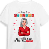 Personalized Being A Grandma Shirt - Hoodie - Sweatshirt 23889 thumb 1