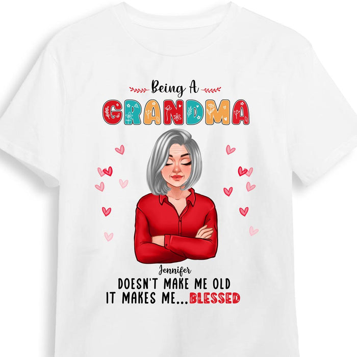 Personalized Being A Grandma Shirt - Hoodie - Sweatshirt 23889 1