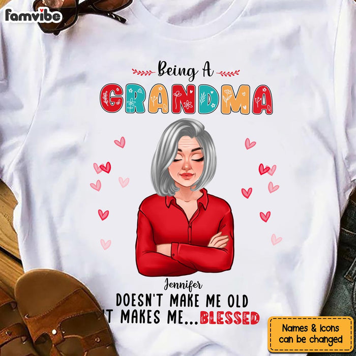 Personalized Being A Grandma Shirt - Hoodie - Sweatshirt 23889 1