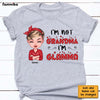 Personalized Gift I'm Not Grandma I'm Glamma Polka Dot Shirt - Hoodie - Sweatshirt 23894 1