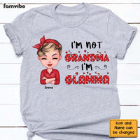 Personalized Gift I'm Not Grandma I'm Glamma Polka Dot Shirt - Hoodie - Sweatshirt 23894 thumb 1