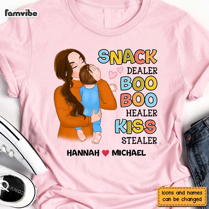 Personalized Snack Dealer Boo Boo Healer Kiss Stealer Shirt - Hoodie - Sweatshirt 23898 1