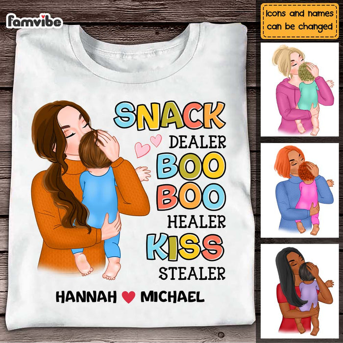 Personalized Snack Dealer Boo Boo Healer Kiss Stealer Shirt - Hoodie - Sweatshirt 23898 1