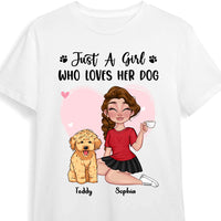 Personalized Just A Girl Who Loves Her Dogs Shirt - Hoodie - Sweatshirt 23900 thumb 1