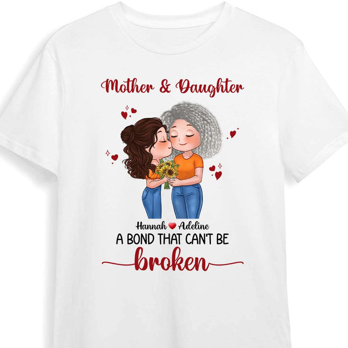 Personalized Gift Mother And Daughter A Bond That Can't Be Broken Shirt - Hoodie - Sweatshirt 23903 1