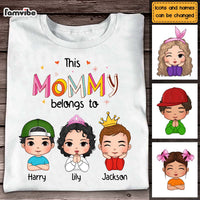 Personalized This Mommy Belongs To Shirt - Hoodie - Sweatshirt 23904 thumb 1