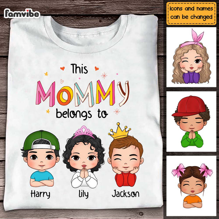 Personalized This Mommy Belongs To Shirt - Hoodie - Sweatshirt 23904 1