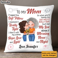Personalized To My Mom From Daughter Hug This Pillow 23906 thumb 1
