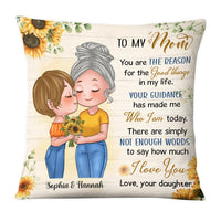 Personalized To My Mom The Reason For The Good Things Pillow 23907 thumb 1