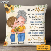 Personalized To My Mom The Reason For The Good Things Pillow 23907 thumb 1