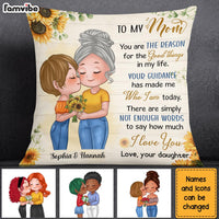Personalized To My Mom The Reason For The Good Things Pillow 23907 thumb 1