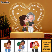 Personalized Gift For Mom You Are The World Plaque LED Lamp Night Light 23910 thumb 1