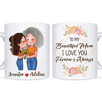Personalized To My Beautiful Mom I Love You Forever & Always Mug 23913 thumb 1