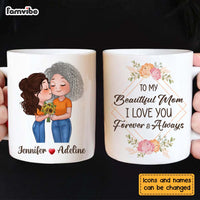 Personalized To My Beautiful Mom I Love You Forever & Always Mug 23913 thumb 1