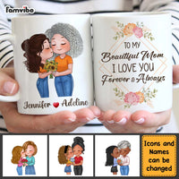Personalized To My Beautiful Mom I Love You Forever & Always Mug 23913 thumb 1