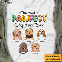 Personalized Pawfect Dog Mom Shirt - Hoodie - Sweatshirt 23915 thumb 1
