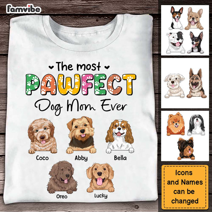 Personalized Pawfect Dog Mom Shirt - Hoodie - Sweatshirt 23915 1