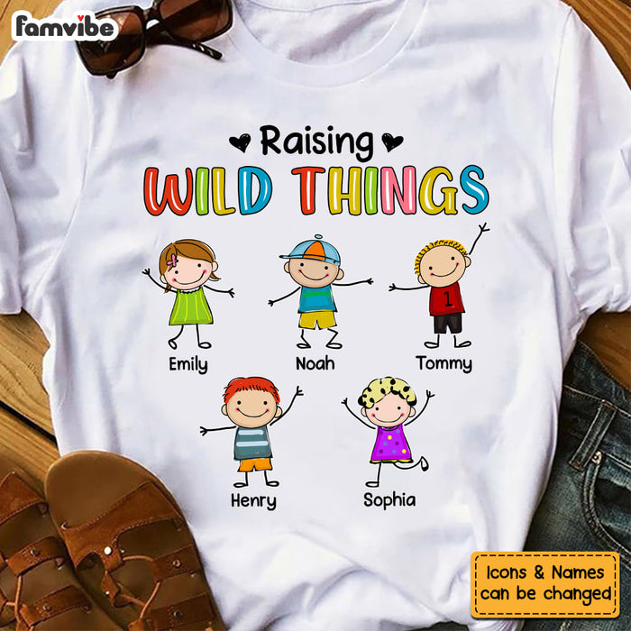 Personalized Gift Grandma Raising Wild Things Shirt - Hoodie - Sweatshirt 23917 1