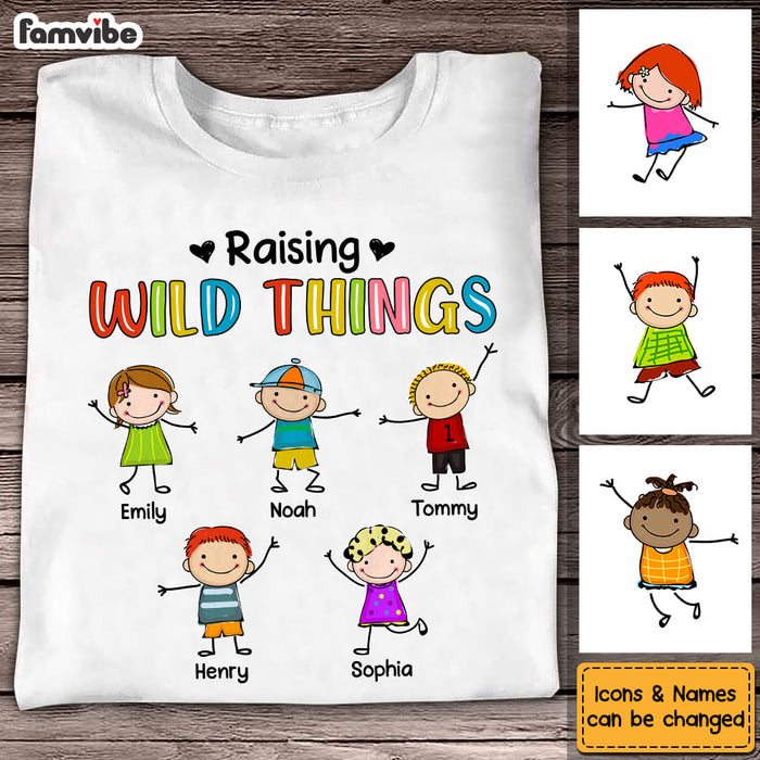 Personalized Gift Grandma Raising Wild Things Shirt - Hoodie - Sweatshirt 23917 1