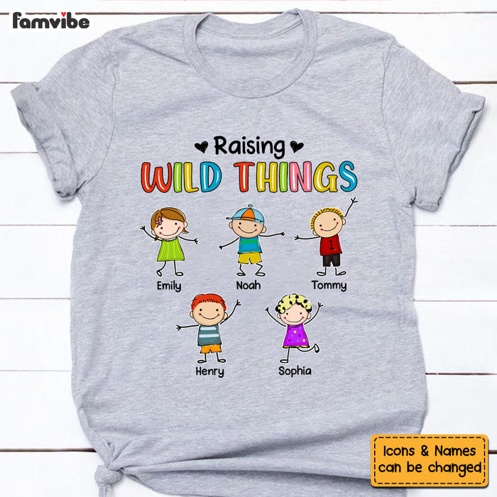 Personalized Gift Grandma Raising Wild Things Shirt - Hoodie - Sweatshirt 23917 1
