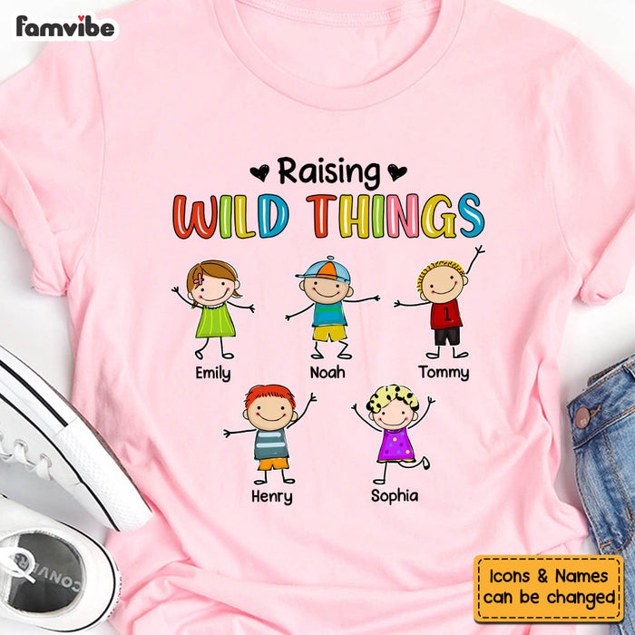 Personalized Gift Grandma Raising Wild Things Shirt - Hoodie - Sweatshirt 23917 1