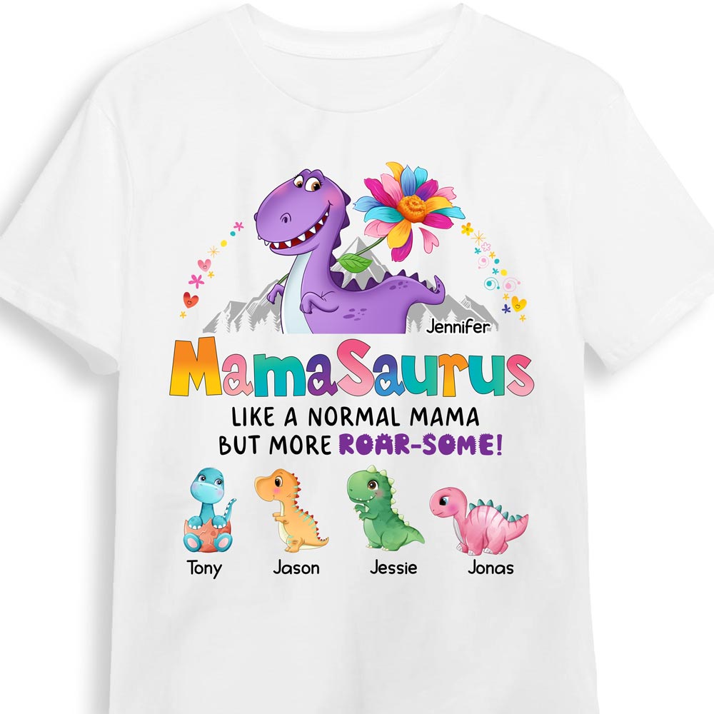 Personalized Roarsome Mamasaurus Shirt 23926 Primary Mockup