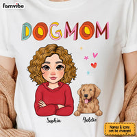 Personalized Dog Mom Colorful Pattern Shirt - Hoodie - Sweatshirt 23931 thumb 1