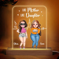 Personalized Gift Like Mother Like Daughter Plaque LED Lamp Night Light 23933 thumb 1