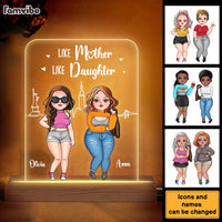 Personalized Gift Like Mother Like Daughter Plaque LED Lamp Night Light 23933 thumb 1