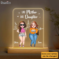 Personalized Gift Like Mother Like Daughter Plaque LED Lamp Night Light 23933 thumb 1