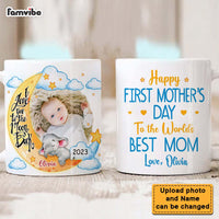 Personalized First Mother's Day Elephant Photo Mug 23936 thumb 1
