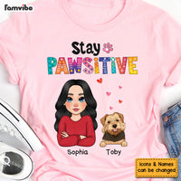 Personalized Gift Stay Pawsitive Shirt - Hoodie - Sweatshirt 23937 thumb 1
