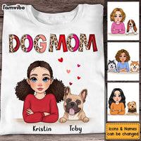 Personalized Dog Mom Half Leopard Shirt - Hoodie - Sweatshirt 23938 thumb 1