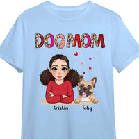 Personalized Dog Mom Half Leopard Shirt - Hoodie - Sweatshirt 23938 thumb 1