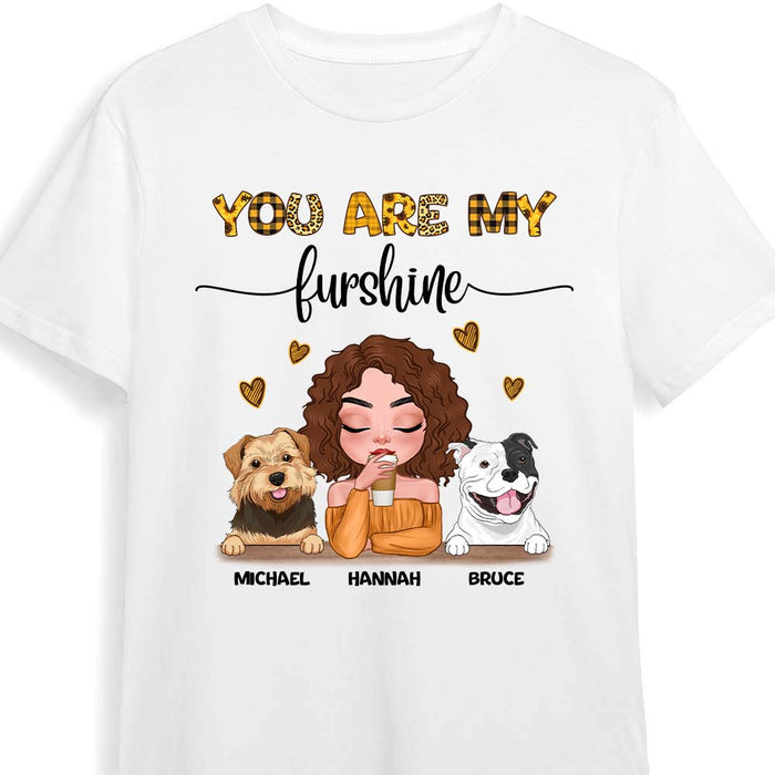 Personalized Dog Mom Furshine Shirt - Hoodie - Sweatshirt 23939 1