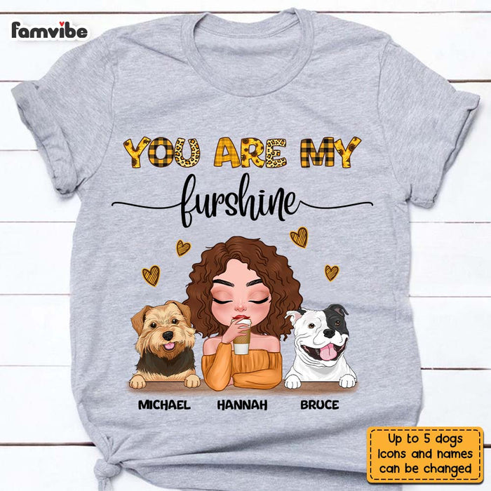 Personalized Dog Mom Furshine Shirt - Hoodie - Sweatshirt 23939 1