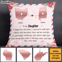 Personalized Gift For Mom Daughter Hug This Pillow 23942 thumb 1