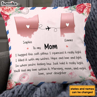 Personalized Gift For Mom Daughter Hug This Pillow 23942 thumb 1
