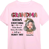 Personalized Grandma Knows Everything Shirt - Hoodie - Sweatshirt 23943 thumb 1