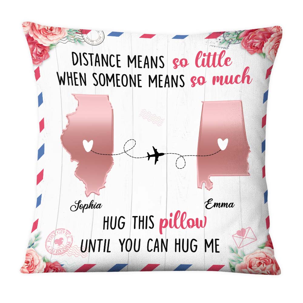 Personalized Someone Means So Much Long Distance Pillow 23944 Primary Mockup